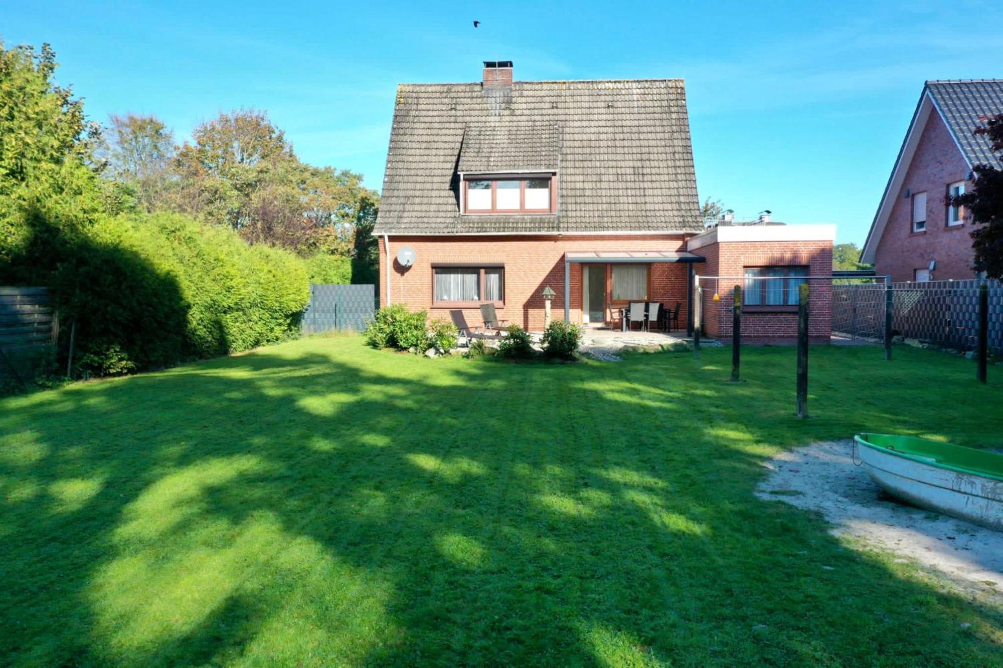 Ferienwohnung Im Erdgeschoss Mit Eingezaeunten Garten Und Terrasse Аурих Экстерьер фото